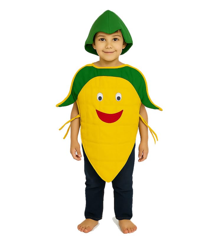 Image of FancyDressWale Fruit & Vegetable Fancy Dress Costume for Kids | Free Size 2-10 Years | School Fancy Dress, Stage Shows, Theme Parties