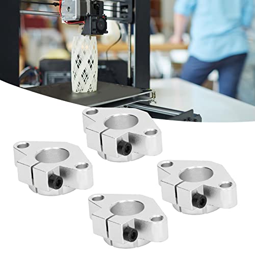 4 PCs Schiene, Leitfadenunterstützung Aluminiumlegierung Linear Motion L Guides Schafthalterung für Präzise Ausrüstung SHF16 Klemmstange Industrie (SHF16)