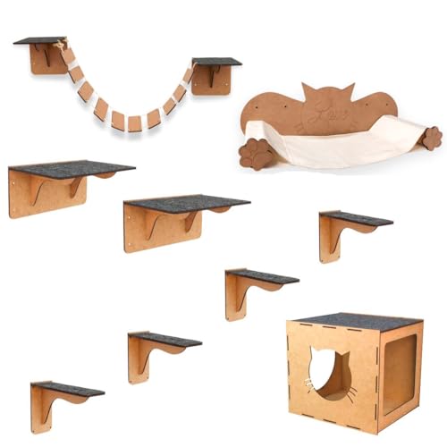 Kit Playground Gatos 9 peças com Rede