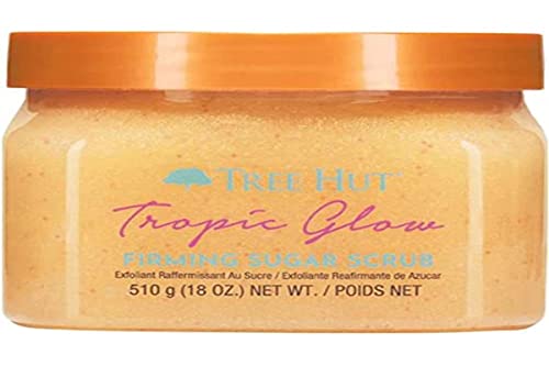 Tree Hut Tropic Glow Firming Sugar Scrub, 18oz, Gold, 532.32 ml (Pack of 1)