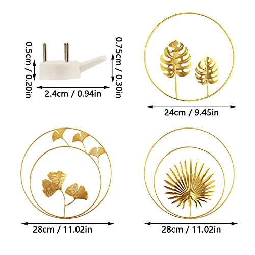 DriSubt 3 Pezzi Sculture da Parete, Ornamenti di