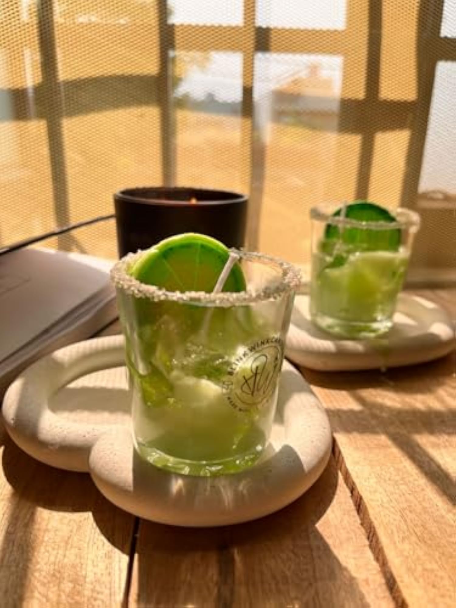 Quirky Mojito Shaped Candle, Lime Slice Topper