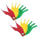 Zorfeter 2 Pack Durable Brake Lining Thickness Gauge, Color-Coded Measuring Tool SAE & Metric Brake Pad Ruler, Heavy Duty Feeler Gauge for Automotive/Car Enthusiasts