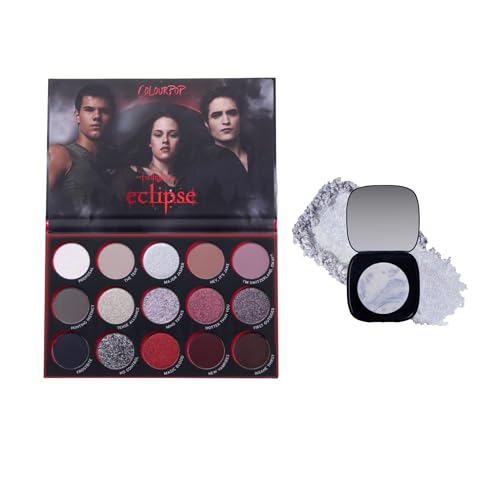 ColourPop Twilight Makeup Bundle - Eclipse Eyeshadow Palette (0.63 oz),