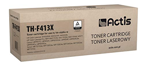 Actis Th-F413X Toner pour Imprimante HP, Compatible HP 410X Cf413X; Standard; 5000 Pages; Magenta.