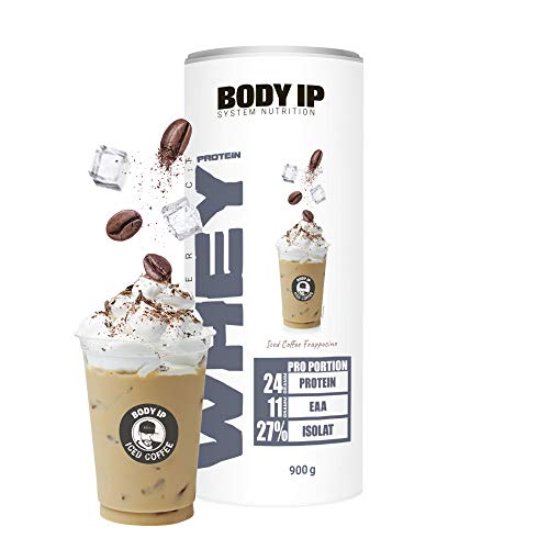 BODY IP Simons Perfect Whey Protein | Eiweißpulver für den Muskelaufbau | Iced Coffee | hoher BCAA und EAA Anteil | 30 Portionen