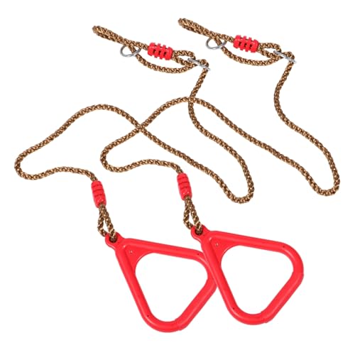 Happyyami Plastic Boys and Girls Gymnastic Rings Pull-up Bar for Boys and Girls Full Body Strength Training Equipment Exercise Tool for Gymnastics Bar Gym Equipment for