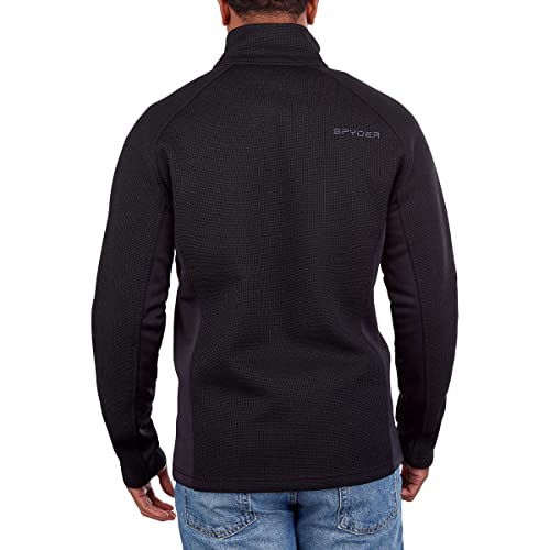 Spyder Men's Half Zip Sweater Gait Knit Pullover Jacket (as1, Alpha, x_l, Regular, Regular, Black)4