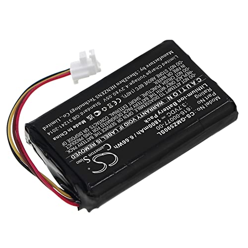 TECHTEK Batería 1800mAh Compatible con [Garmin] 010 01603 10, Zumo 590, Zumo 590LM, 595, 595LM sustituye 010 12110 003, 361 00077 00, 361 00077 10, 616 00077 00, 616 00077 10 FBA