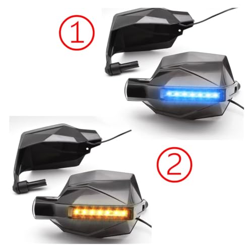 Protège-mains de moto Suzuki 650 finition premium avec signalisation - 7