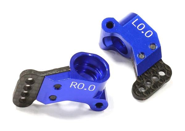 Integy RC Upgrades for Team Associated, Billet Machined Rear Hub Carriers for Short Course Truck SC10.2