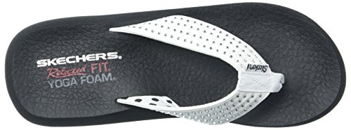 Skechers Skechers Cali Women's Asana-New Age Flip-Flop,white,6 M US