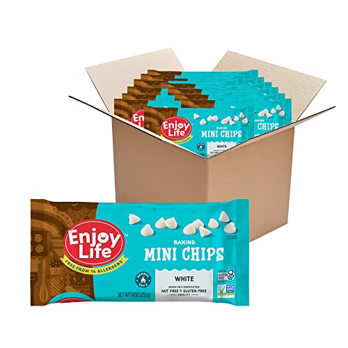 Enjoy Life Baking White Chocolate Mini Chips, 12 - 9 oz bags