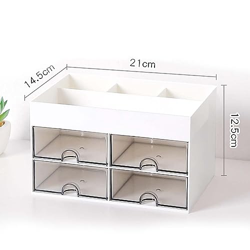 Miiepls Schreibtisch organizer, Schreibtisch Organizer mit Schublade, Multifunktionaler Organizer für Schreibtisch Schule Home Office (4)