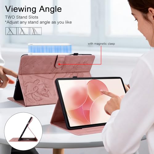 Étui iPad Pro 13 M5 2025 coque rose protection intégrale - 6
