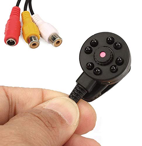 Vanxse CCTV Mini Spy Security Camera Hd 3.6mm 90degree 1000tvl 8PCS Infrared IR LEDs Night Vision Hidden Mini CCTV Surveillance Camera