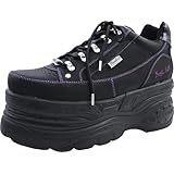 メンズ厚底レースアップスニーカー