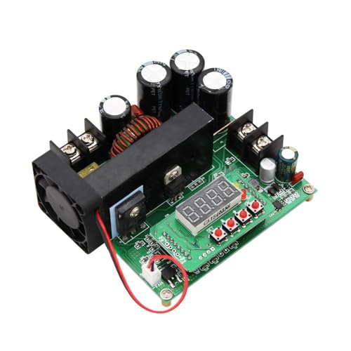 CNC DC Buck Converter, 15A 900W DC Step Up Voltage Converter, DC 8-60V to 10-120V Boost Converter, Adjustable DC Voltage Regulator, CV CC Step Up Module, Output 48V 24V 12V, LED Display