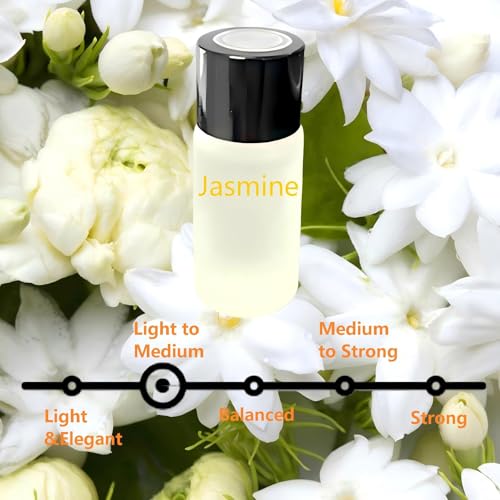 Image of Car Air Freshener Refills - Set of 6 (10 ml each), Refreshing and Pleasant Scent, Universal Fit for Air Vent Smart Car Fresheners (Jasmine)