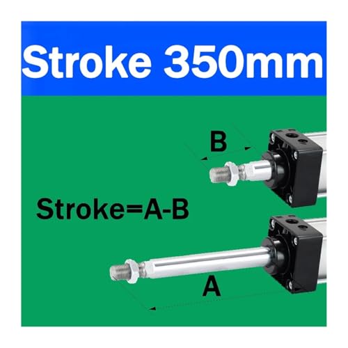 Vérin pneumatique SC32 double effet avec course de 350mm stable