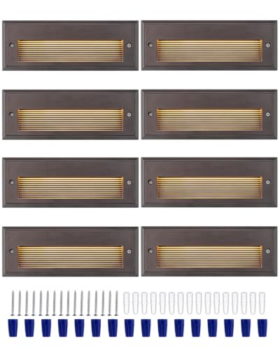 BTNHPLite ORB 9 in Aluminum Low Voltage Step Lights 2700K 3.5W 260lm IP65