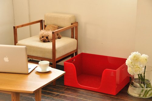 ドギレット　犬のトイレトレー　ワイド　お手入れ簡単　おしゃれ　プラスハーフ shop-sumainu_grid321163