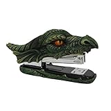 Pacific Giftware PT Dragon Green Head Golden Eyes Decorative Functional Stapler Figurine Office...