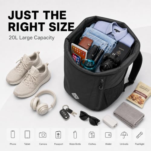 Mochila Bolsa Seca Impermeable de 20L con Riñonera y Funda para Teléfono miniatura 6