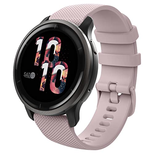 MoKo Correa de Reloj Compatible con Garmin Vivoactive 4S/Venu 3S/Venu 2S/Forerunner 265S/255S/255S...