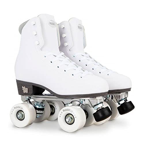 ROOKIE Rollerskates Artistic Rollschuhe für Kinder, Unisex, Weiß (White), 3 Kinder