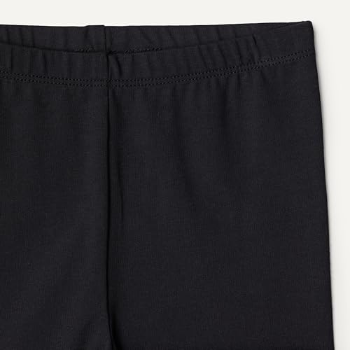 Image of Amazon Essentials Girls' Cotton Stretch Leggings, Multipacks