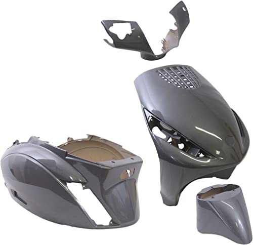 Ensemble de carénage Piaggio Zip, Zip2000 2T/4T 4 pièces Anthracite