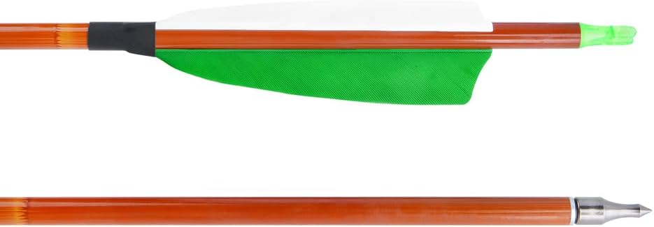 6/12pcs 31.6 Inch Mixed Carbon Arrows OD 7.8mm Spine 500 Shaft Archery for Recurve Compound Bow Target Shooting Hunting