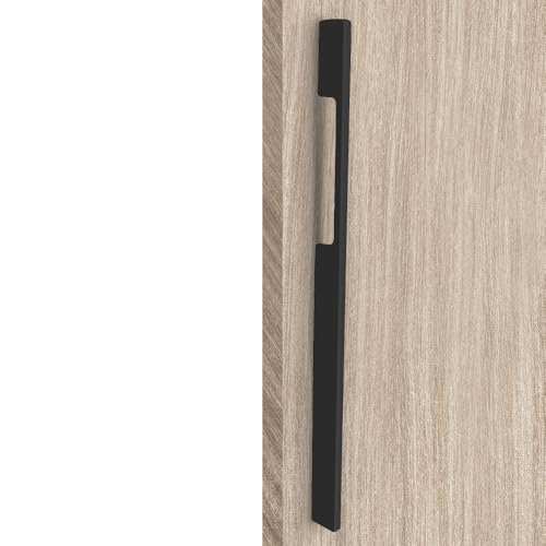 Image of VOLO Wardrobe Cabinet Handle - Multi-Use Pull Handle for Wardrobe, Drawer, Sliding Closet, and Door in Kitchen, Office, and Bedroom Pack of 1 (Black, 900MM (36 Inch))