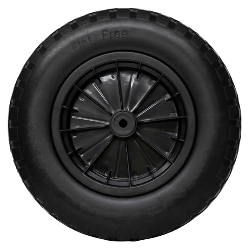 Woodside 14” Wheelbarrow Wheel, 8cm Thick Puncture Proof Heavy Duty Solid Replacement Tyre for Garden Trolley/Barrow/Cart 9 Woodside 14” Wheelbarrow Wheel, 8cm Thick Puncture Proof Heavy Duty Solid Replacement Tyre for Garden Trolley/Barrow/Cart - Image 9