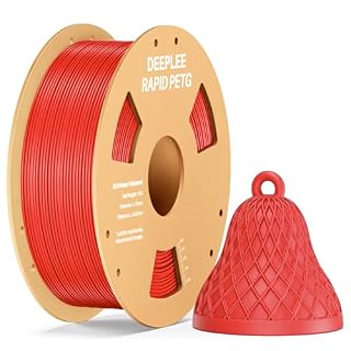 DEEPLEE 高速PETG フィラメント600mm/s印刷速度対応可能 1.75mm 高精度・低収縮・ノズル詰防・FDM対応 1kg レッド