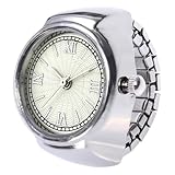 Reloj de dedo – Pequeños anillos de reloj | Accesorio creativo de con diseño elegante, ropa de para hombres y mujeres con aspecto moderno, reloj de compacto, reloj único para fecha