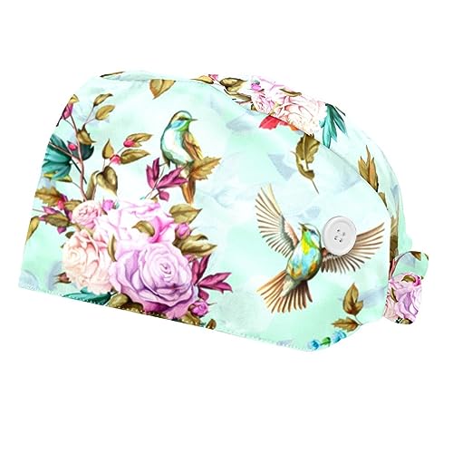 Chapeaux de travail colibri et fleurs VERED pour rester au frais en cuisine et salon