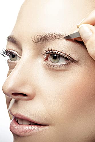 REMOS Augenbrauenpinzette aus Edelstahl - Weiß Pinzette entfernt feinste und kürzeste Härchen - Geeignet für Augenbraue, Bart und Haare - Hochwertige Qualität… - Image 4