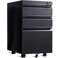 Algopix Similar Product 15 - Giantex 3Drawer Mobile File Cabinet