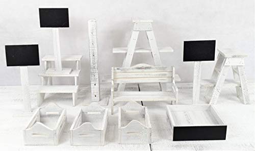 Review de Mobiliario bar - solo los mejores. 31 CANDY BAR PARA MESA DE DULCES N13 COLOR BLANCO/GRIS, BASES CHAROLAS PORTA CUPCAKES, MOBILIARIO Y EXHIBIDORES PARA MESA DE DULCES, SONDECORACION