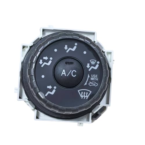 Air Con Switch Compatible with Toyota for Yaris 2008-2013 Air Conditioning A/C Control Knob Switch(1 Piece B)