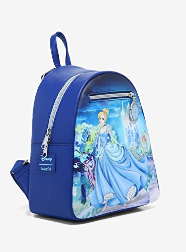 Loungefly Disney Cinderella Illustration Castle Steps Mini Backpack2
