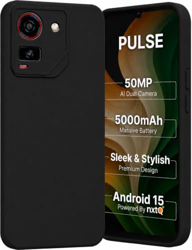 Image of FIRST MART Matte Silicone Back Cover for AI+Pluse - Black