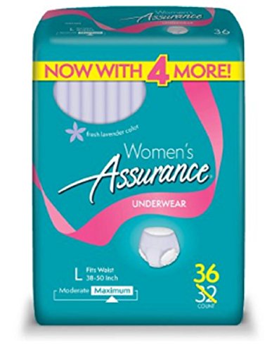 Assurance For Women Maximum Absorbency Protective Underwear Value Bundle-Large-72 Count #TOP1
