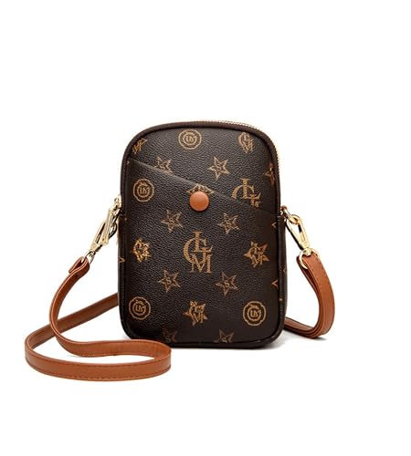 Image of myfriday Vintage Crossbody Phone Bag for Women, Small PU Leather Shoulder Purse and Handbag