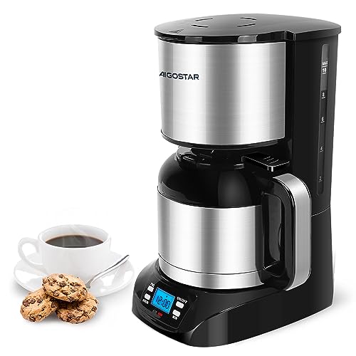 Aigostar Filter Coffee Maker with Stainless Steel...