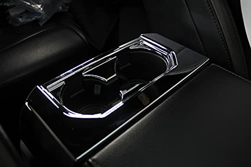Cubierta cromada para portavasos apoyabrazos Ford F150 F250 miniatura 4