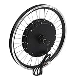 DAUERHAFT 48V 1000W Electric Scooter Conversion Kit, Multifunction Strong Bearing Capacity Good Heat Dissipation Front Drive Motor Wheel Kit for Electric Bike, default, Defult