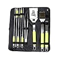 SDVantage BBQ Tools Set, 9PCS Stainless Steel Grilling Kit, Grill Accessories, Grilling Utensil Travel Set Perfect for Travel, Picnics, RVs, Camping, BBQs, Parties
